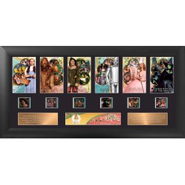 Wizard of Oz – Dorothy Scarecrow Tin Man Cowardly Lion Glinda Wicked Witch – Framed FilmCells Presentation with real 35mm film – 80th Anniversary Limited Edition with Certificate of Authenticity