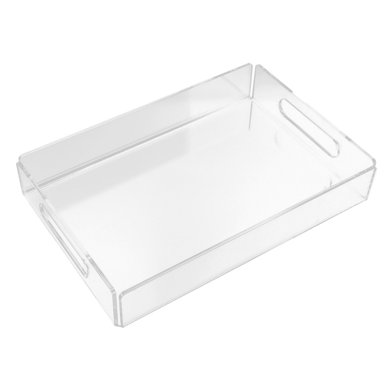 Acrylic Fruit Towel Tray Lightweight Breakfast Cheese Serving Tray with