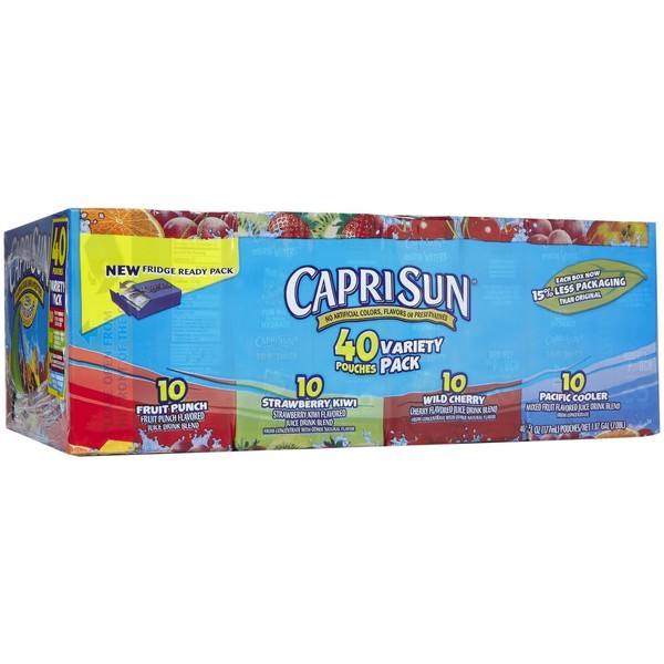 Capri Sun Juice - Variety Pack - 6 Oz - 40 ct