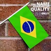 Anley Brazil Mini Flag 12 Pack - Hand Held Small