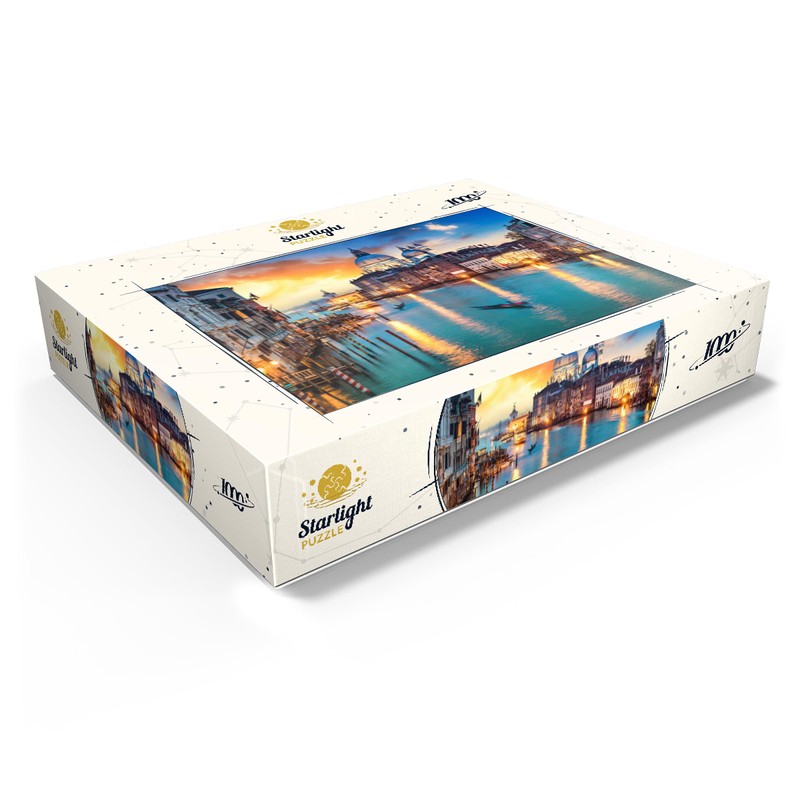 夕暮れのゴンドラと大運河 イタリア - プレミアム1000ピースジグソーパズル 大人用