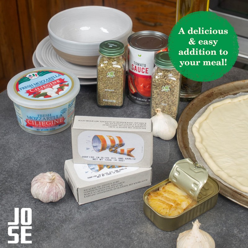 Codfish in Olive Oil and Garlic by Jose Gourmet, Wild