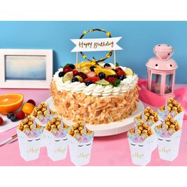 Sumerk 12 Pack Unicorn Popcorn Boxes Snack Boxes Candy Boxes Unicorn Party Favor Boxes Party Food Cookie Containers Baby Shower Birthday Party Decorations Supplies