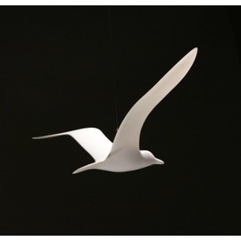 Seagull Mobile Outdoor Sculpture by John Perry 16 inch wingspan 'Upwing Soaring style'