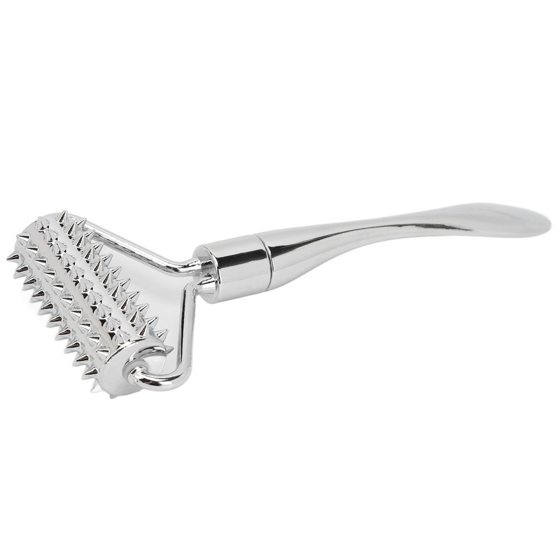 Metal Massage Roller Promote Circulation Muscle Relaxing Acupuncture Roller for