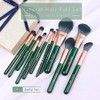 ENZO KEN Juego de Brochas de Maquillaje de Fibra Natural
