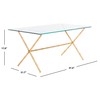 Safavieh Home Collection Brogen Light Gold Accent Table