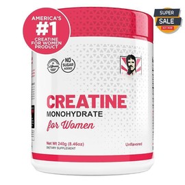 Creatine Monohydrate for Women with Collagen and BCAA's - Fitness Supplement Powder for Muscle, Healthy Hair, Skin, Nails and Recovery:_2 Bottle(52% OFF)
