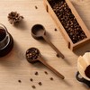 Bamboo Wooden Coffee Scoop for Jars Farmhouse Minimalist Food Jar