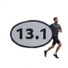 26.2 Marathon Running Patch |Hook & Loop Patch Full Embroidery