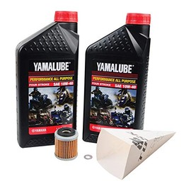 Tusk 4-Stroke Oil Change Kit Yamalube All Purpose 10W-40 Compatible with Yamaha YZ450F 2010-2013