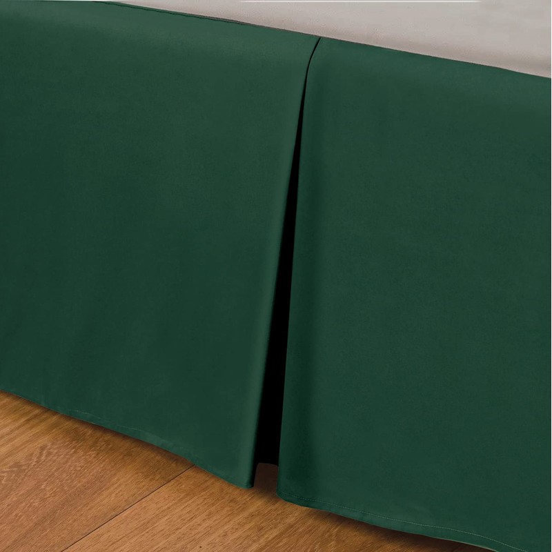 Linen Home Box Pleated Base Valance Sheet Single Bed Skirt