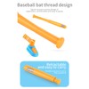 Kids Baseball Pitching Toy 3 Balls Baseball Bat Sports Leisure