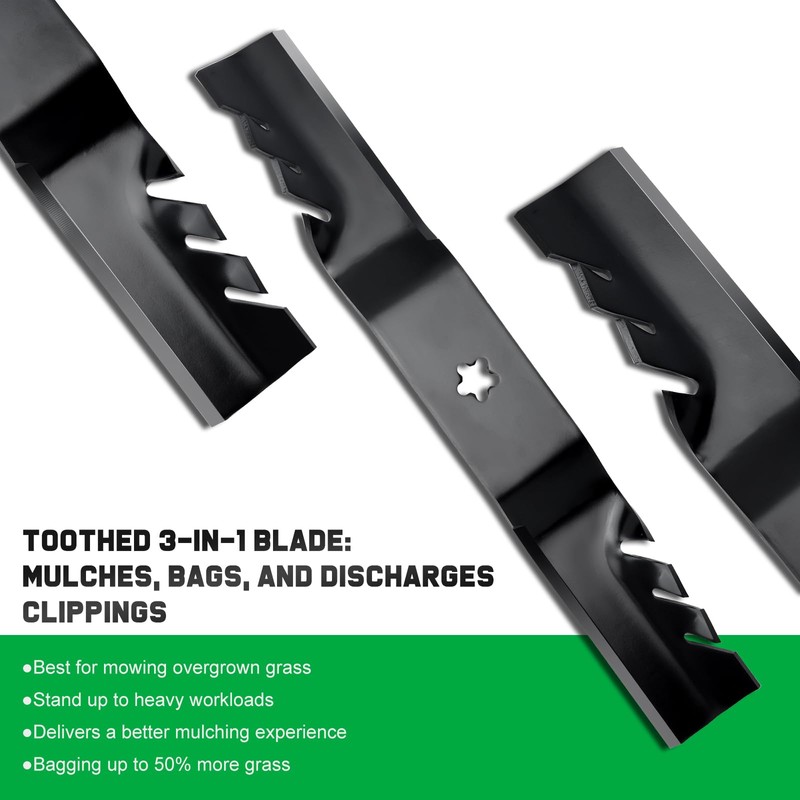 Grasscool Z254 54 inch Mower Blades for Hus qvarna LGT2654