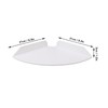 Fockety 2 Pcs Corner Shelf Wall Mount, Acrylic Quarter Round