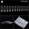 KADS Nail Tips 12 Sizes/10PCS Dual Nail Foam UV Gel