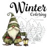 Winter Coloring Book: Hand-Drawn Winter Scenes, Thicker paper, Color Palette