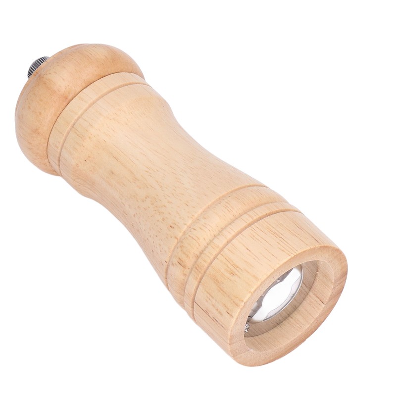 2pcs Wood Salt and Pepper Grinder Adjustable Coarseness Wooden Pepper