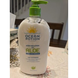 Ocean Potion After Sun Lotion with Aloe Tan Extender Ultra-Lite Formula 20 fl oz