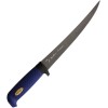 Marttiini Martef Blue/Black Stainless Fixed Blade Fillet Knife w/ Sheath 846014T