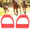 1 Pair Horse Stirrups Rubber Pad Slip Resistance Professional Engineering