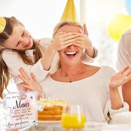 Mom Gifts 0.6" Thickness Puzzle Piece Acrylic Plaque Gifts for Mom, Unique Birthday Gifts for Mom from Daughter, Son, Thank You Gifts Christmas Gifts Mother's Day Gifts for Mom