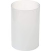 KICHI Various Size Frosted Glass Hurricane Candle Holders, Chimney Tube,