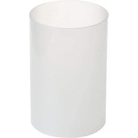 KICHI Various Size Frosted Glass Hurricane Candle Holders, Chimney Tube, Frosted Glass Cylinder Open Both Ends, Open Ended Hurricane, Frosted Lamp Shade for 4.5" x 9" Multiple Specifications