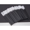 KOLAMOON 100 Pcs Disposable Brushes Plastic Paint Brushes Model Brushes