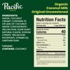 Pacific Foods Organic Unsweetened Coconut Milk, Plant Based Milk, 32