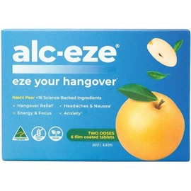 Alc Eze Buy Alc Eze Hangover Remedy 6 Tablets Online