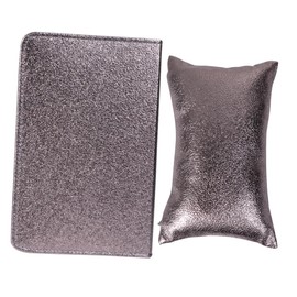 FOMIYES 2pcs Foldable Pu Leather Hand Rest Pad for Nail Salon Comfortable Arm Cushion with Eco-friendly Fillers Portable and Easy to Clean for Manicure Enthusiasts