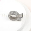 Herbeluemily Hair Claw Clip, Rhinestone Bijou Pony Holder, Hair Clip,