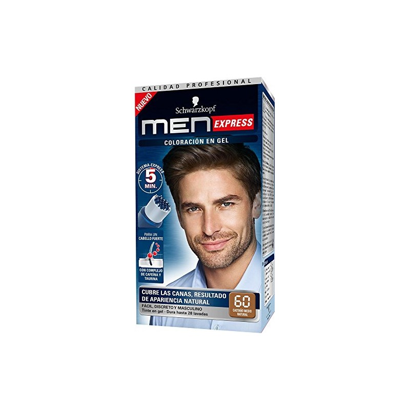 Men Express Tinte para Cabello 60 Est, 40 ml, color