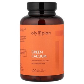 Olympian Labs Green Calcium Contains Vitamin C D3 & K2 100 Tablets ASCORBICACID VITAMINC Olympian Labs / 올림피언 랩스 녹색 칼슘 비타민C D3 & K2 함유 100정 ASCORBICACID VITAMINC Olympian Labs X2개