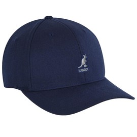 Kangol Unisex Wool Flexfit Baseball Cap, Dark Blue, L/XL