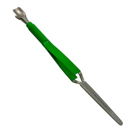 7" Acrylic Nail Pincher Pinching Tool Cuticle Pusher Stainless Steel Nail Shaping Tweezers Multi-Function Nail Art Pincher for Manicure (Green)