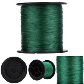 Línea de pesca trenzada, 4 hilos trenzados, cuerda de pesca de 300 m de polietileno, multifilamento, cuerda trenzada para pesca de agua salada y agua dulce (1.5)
