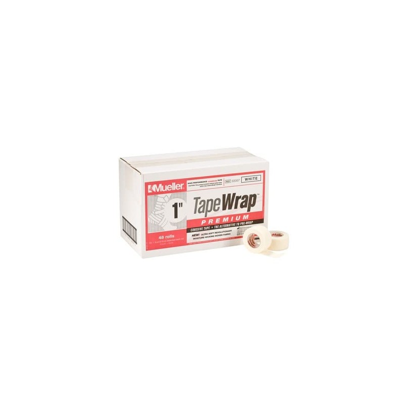 Mueller TapeWrap Premium White - 2.5cm x 5.4m