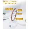 Feraco Copper Bracelet for Women 99.99% Solid Copper Magnetic Bracelets,