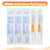 100 Pack 25 Gauge 1/2 Inch Needle 13mm with Cap,