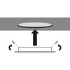LED recessed ceiling light, 6 W, neutral white (~ 4500