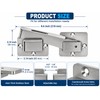 Flip Gate Latch with Padlock Hole,gate Latch for Fence, Heavy