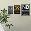 Portrait Round No Soliciting We Do Not Purchase Goods or