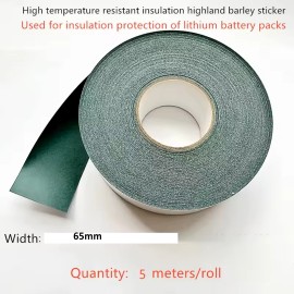 Sebatech 65mm 5 Meters Roll 18650 lithium Battery Pack Insulation Fish Paper Sticker