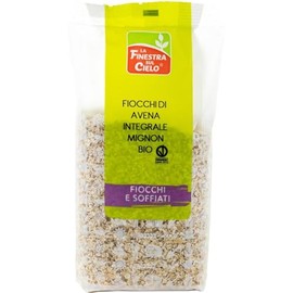 La Finestra Sul Cielo Fiocchi di Avena Integrale Mignon Bio, 500g