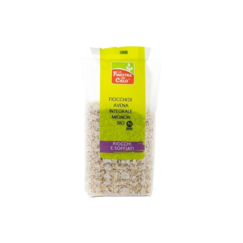 La Finestra Sul Cielo Fiocchi di Avena Integrale Mignon Bio,