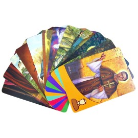 Autom Saint Flash Cards Set of 100 Educational Cards for Learning About Saints