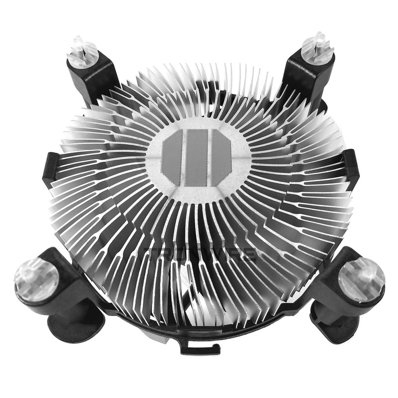 CPU Cooler Aluminum Heatsink 4-Pin PWM 92mm Fan Pre-Applied Thermal