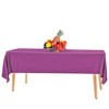 14 Pack Premium Purple Plastic Tablecloth - 54 x 108